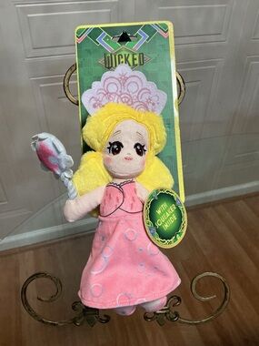 Wicked For Good Wizard Of Oz Glinda Plush Clinker & Squeaker Dog Toy 10”
